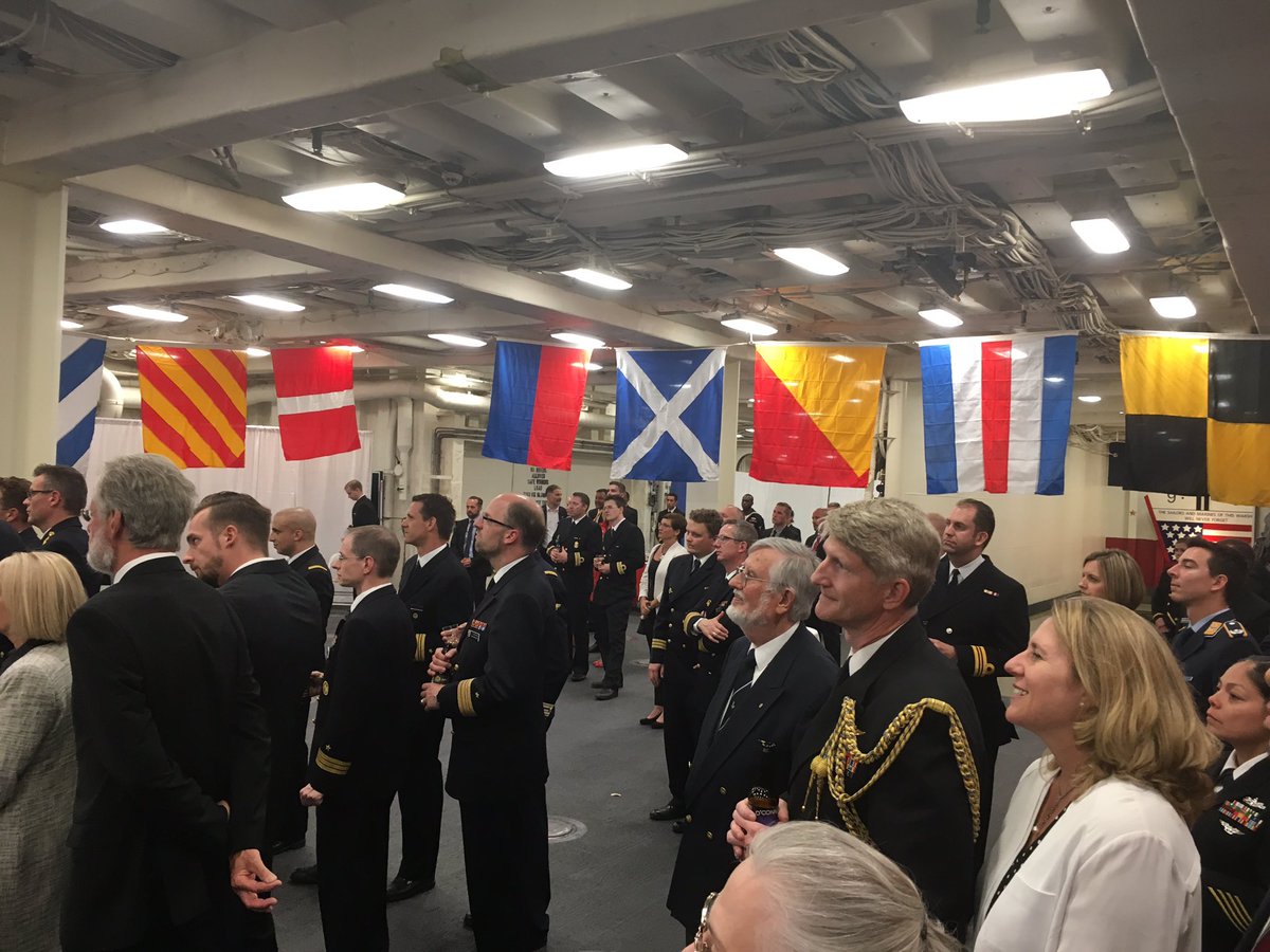 RikWoertman's tweet photo. End of #BALTOPS2017, great exercise, good speach, nice reception on #ussarlington https://t.co/1v8CfpYytw