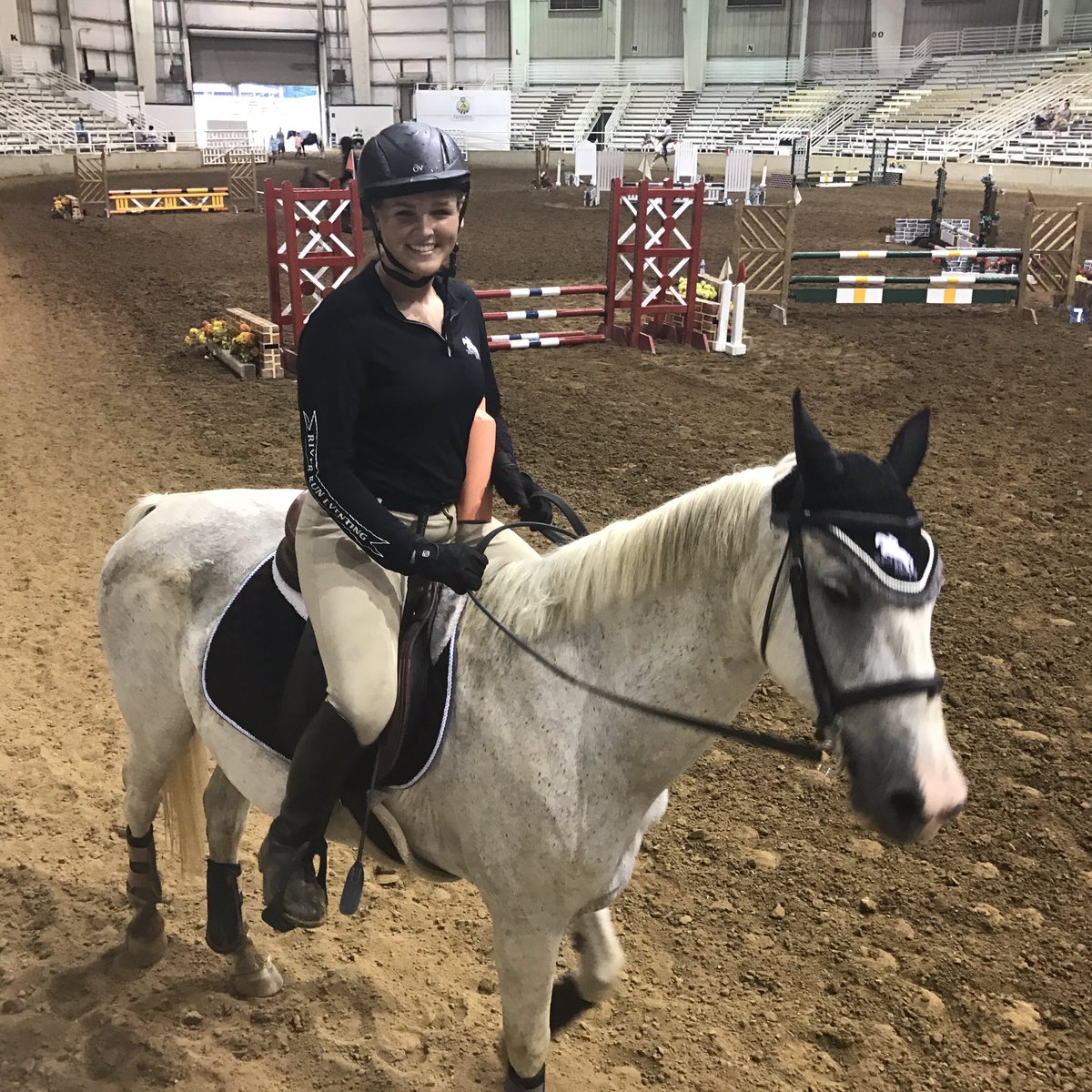 atipton42's tweet photo. @AmieTriplett riding River Run Eventing's "Road Less Traveled" tonight at the Meg Ford Show @Agricenter_Gr. Good Luck Amie!!! https://t.co/5815GHz9E3