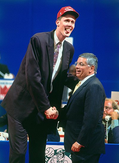 NBA Time Machine on Twitter: "With the 2nd pick of the 1993 NBA Draft, the  Philadelphia 76ers selected Shawn Bradley. #NBADraft #Philadelphia #Sixers  #shawnbradley https://t.co/rXDlxdPHnV" / Twitter