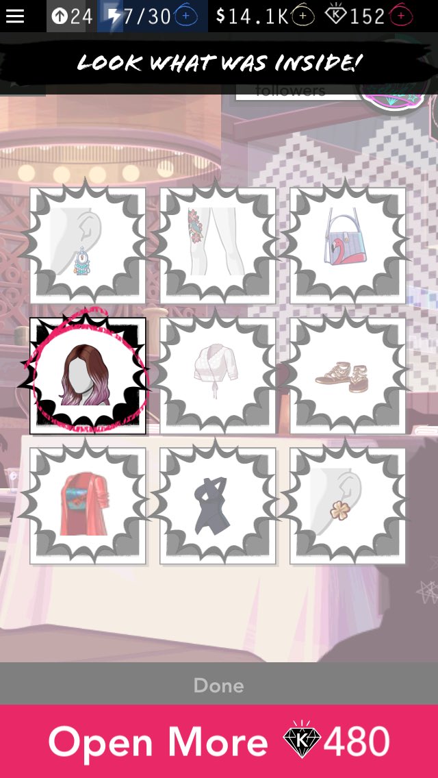 wanderlustcalm's tweet photo. Finished this weeks event 💓and this is what I got from the boxes 😍😍🙌🏼 #kendallandkylie #KendallAndKylieGame https://t.co/m6qYN6ImtT