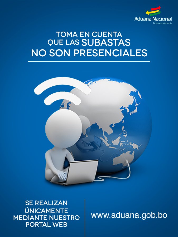 aduanabolivia's tweet photo. Toda la información en https://t.co/dKg3NqjTPR ¡Aduana Nacional, tú eres la diferencia! https://t.co/9CjGiFf0ry