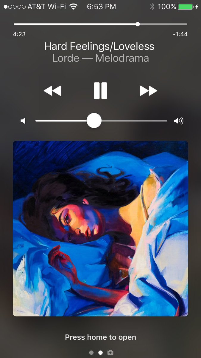 I missed my exit on the way home, that's how good <a href="/lorde/">Lorde</a> album #Melodrama is.