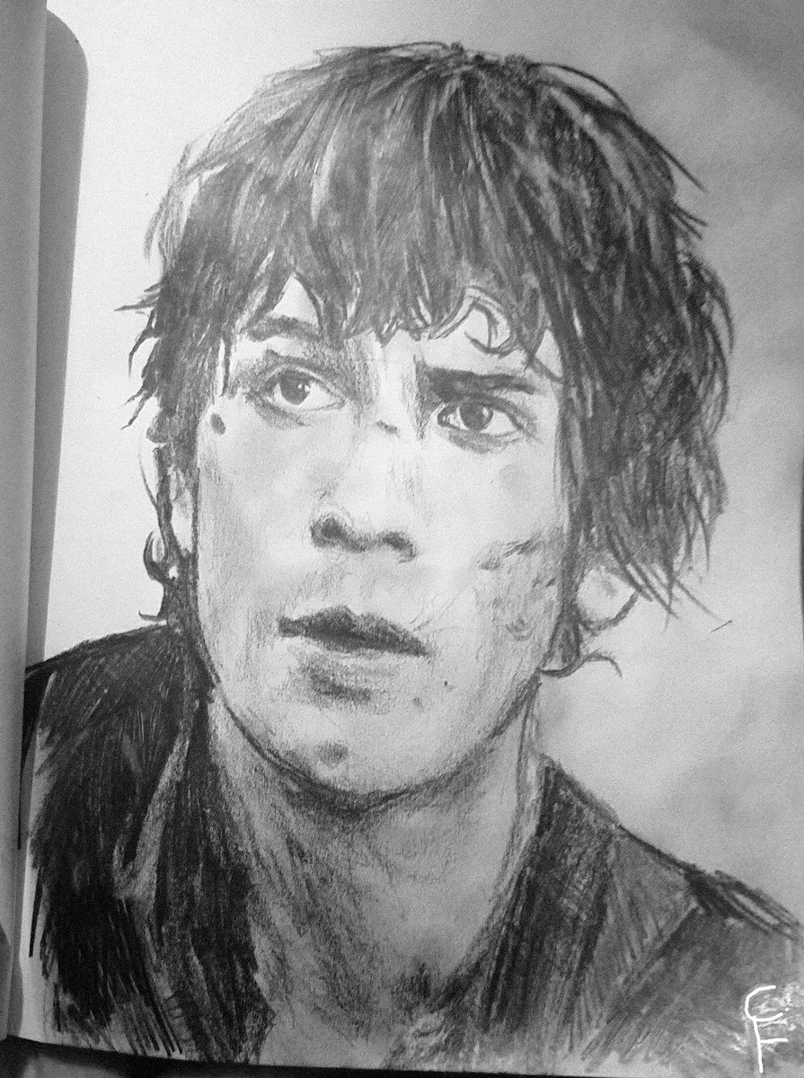 CloudsCondition's tweet photo. Drawing of #bellamyblake from #The100 
 
Thanks to @WildpipM for portraying him so extremely well! https://t.co/CMI19Pe1Em