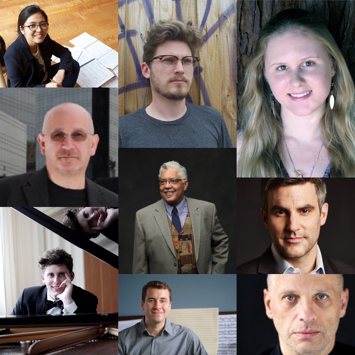 These are just some of the amazing composers we will be featuring at PNME this season. Join us at City Theatre and catch 'em all!