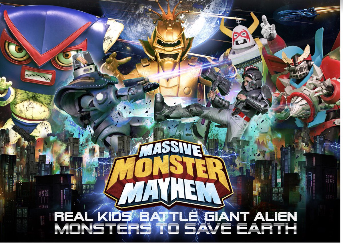 7ate9Ent's tweet photo. Excited to announce that we and @dhxmedia have licensed our New Original Kids' series Massive Monster Mayhem to @Nickelodeon!! #mmm https://t.co/TGmvs0150X
