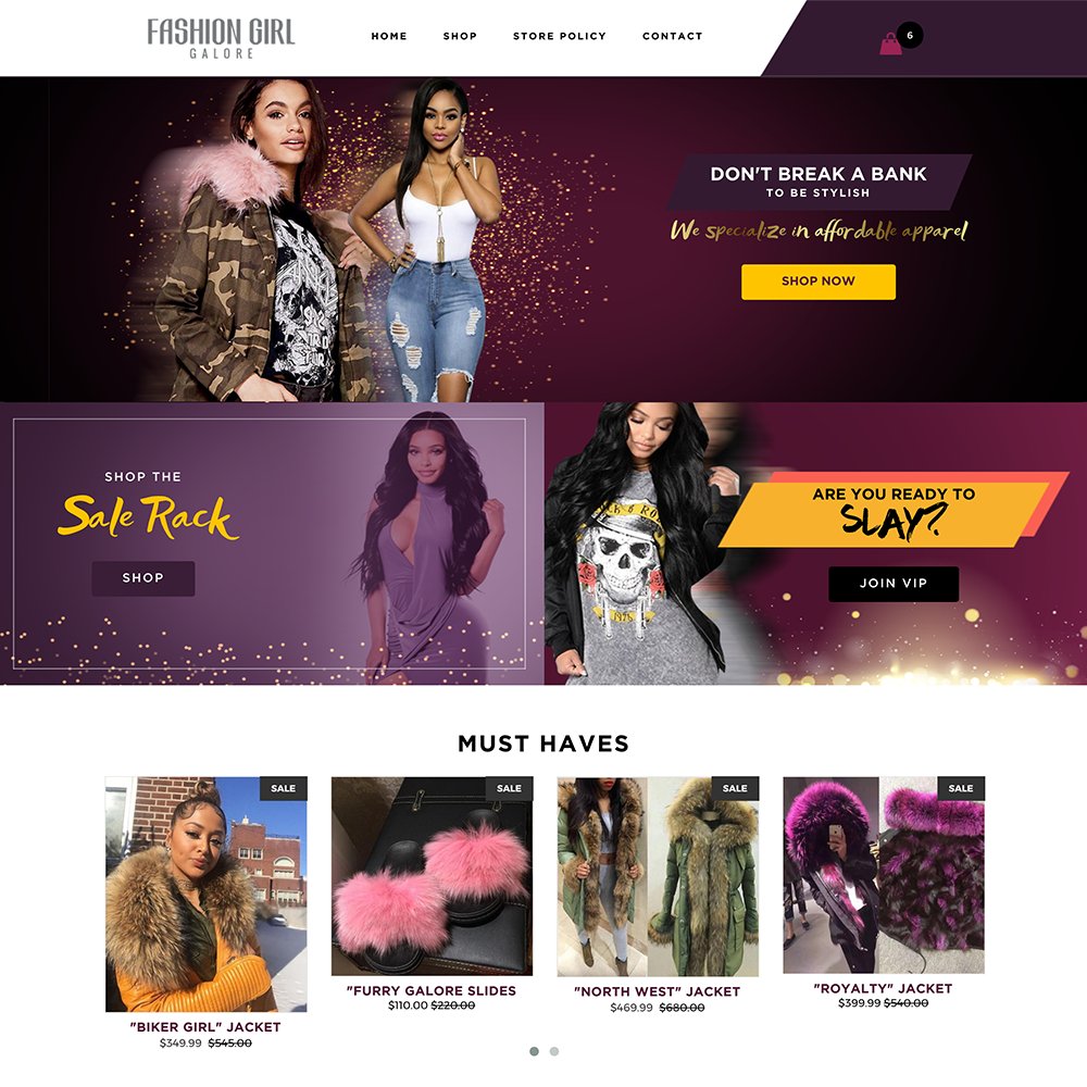 Nebula9Studio's tweet photo. Website created for Fashion Girl Galore @ https://t.co/Z5gXxh1oZo !!
#website #design #blackowned #smallbiz #nebula9studio https://t.co/Lp1Uw50zGO