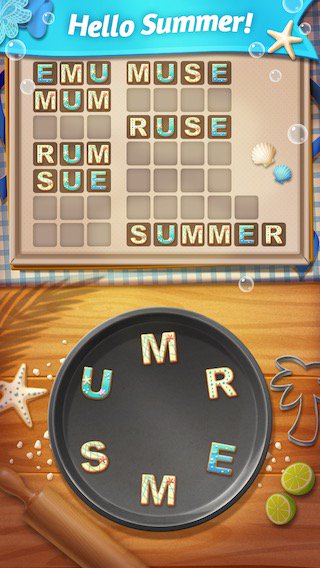 KellyMurley's tweet photo. Enjoy summer time with WordCookies! #wordcookies https://t.co/5bhoJN6Oko