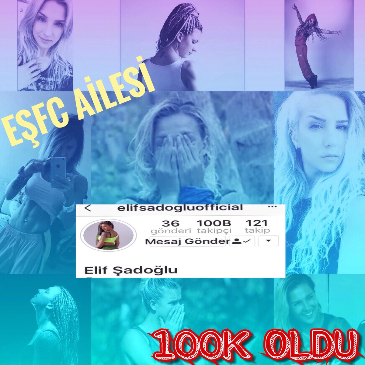 salangjelisa's tweet photo. ELİF İNSTAGRAMDA 100K oldu Gid gide Büyüyoruz Seni Çok Seviyoruz Elifim @elfsdglu ❤️⭐️🌸 #Survivor #survivorpanorama #survivorextra https://t.co/5EB1hUSit5