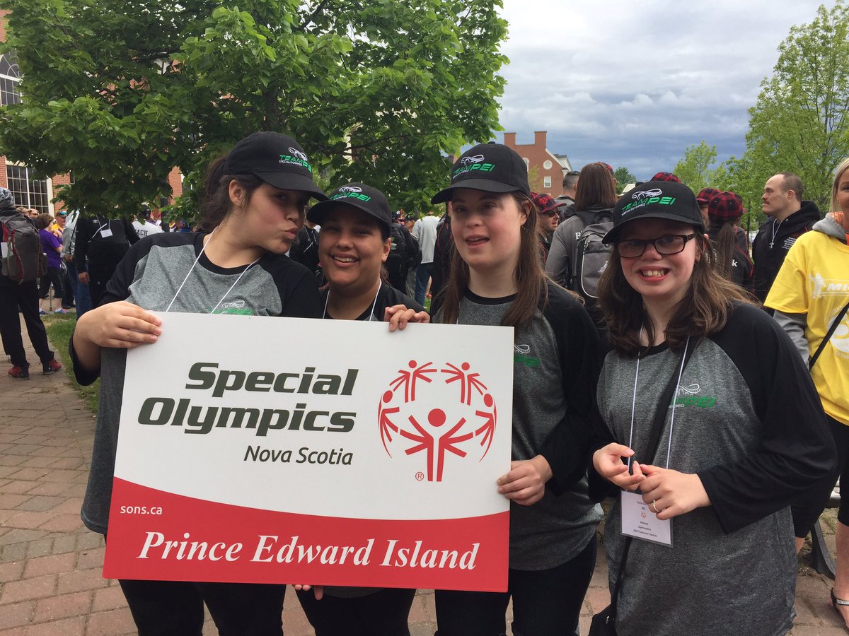 Martinelouised's tweet photo. Having a blast at Nova Scotia Provincial Games already! @SpecialOPEI https://t.co/bt7lNgBXzE