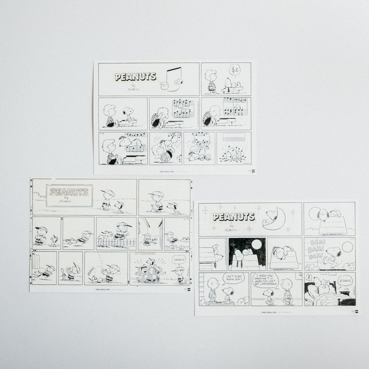 Snoopy Museum Tokyo ブラウンズストアより おすすめ商品の紹介 オリジナルポスター 開館1周年展で展示されている原画をあしらったポスターです サイズが3種 B4サイズが4種 インテリアに どうぞピーナッツ ギャングたちを サイズ 1 000円