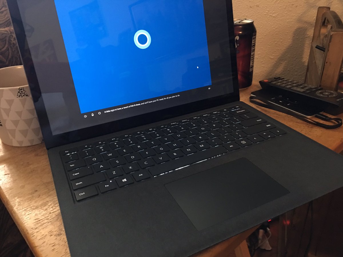 brianbolding's tweet photo. Setting up.. #SurfaceLaptop #microsoft #surface #tech #windows10s #technology #laptop #techlust #cobaltblue https://t.co/1LzwInXDAe