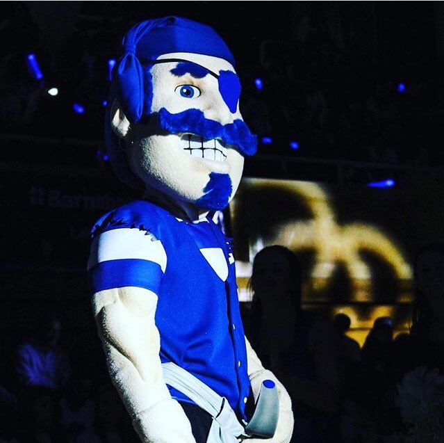 Happy #NationalMascotDay to our favorite Pirate💙 Love having you court side with us!