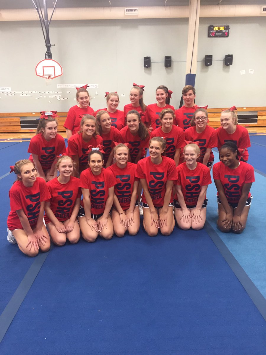 PSouthCheer's tweet photo. Varsity Camp Day 1! ❤️💙#BBTYL https://t.co/FiClJgVm1F