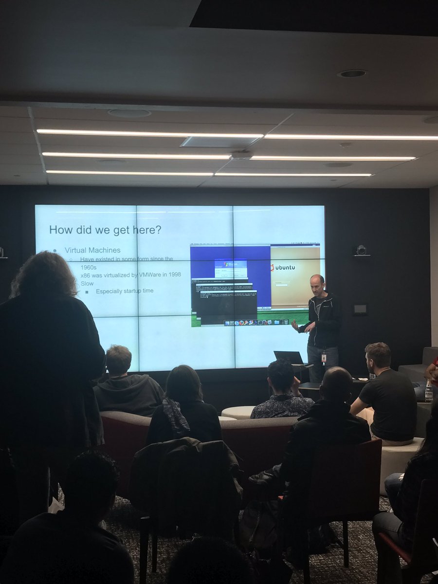 kubernetesbos's tweet image. Dan McPherson is up next talking about the history of @kubernetesio and v1.6! #kubernetes #boston #kubernetesboston