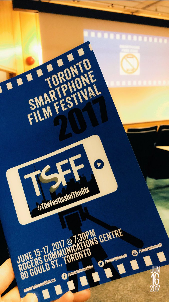 jenyewonkim's tweet photo. Day 2 of @smartphoneff 2017 has begun! #MC #TSFF2017 #tsff #TheFestivalofThe6ix #WeAreThe6ix #the6ix #tdot #film https://t.co/n0paw1b6pm