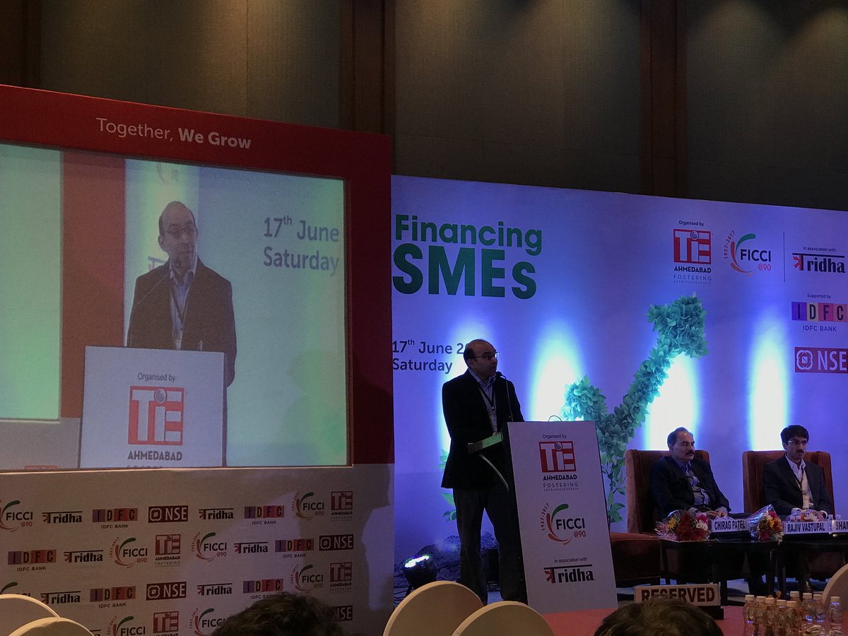 abhi_ln's tweet photo. @tieahmedabad #financingSMEs #FICCI event started by President Chirag Patel addressing hurdles for entrepreneurs & role of TIE in solving it https://t.co/0zu5VX8kXB