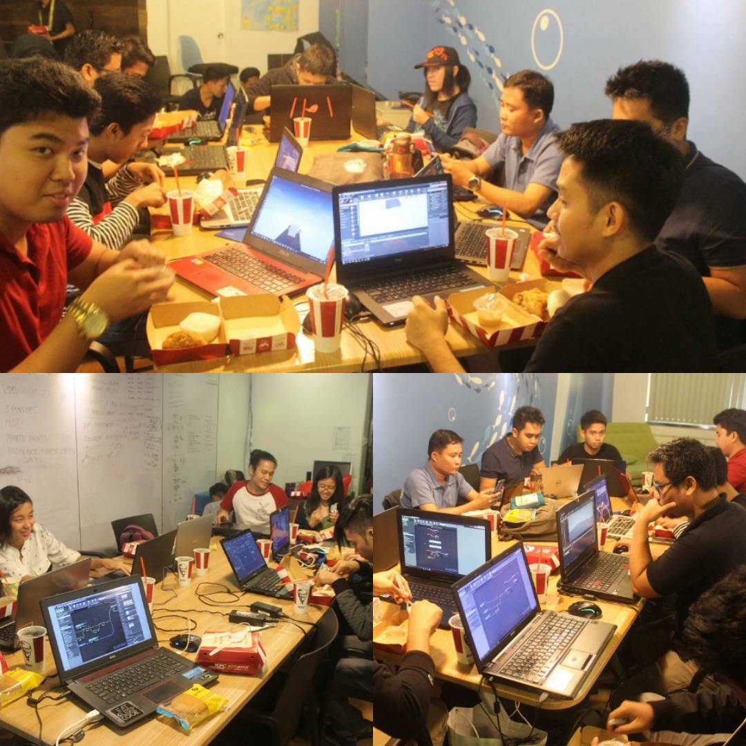 DEVCONPH's tweet photo. Lunch is served here at #UnrealCodeCamp! #DevConPH https://t.co/ZAJnTZD48U