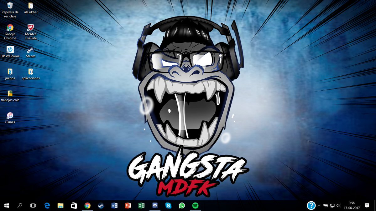 Matocl_'s tweet photo. @GangstaMDFK que bonito se ve mi fondo #gangstaendirecto https://t.co/youVVGUxpS