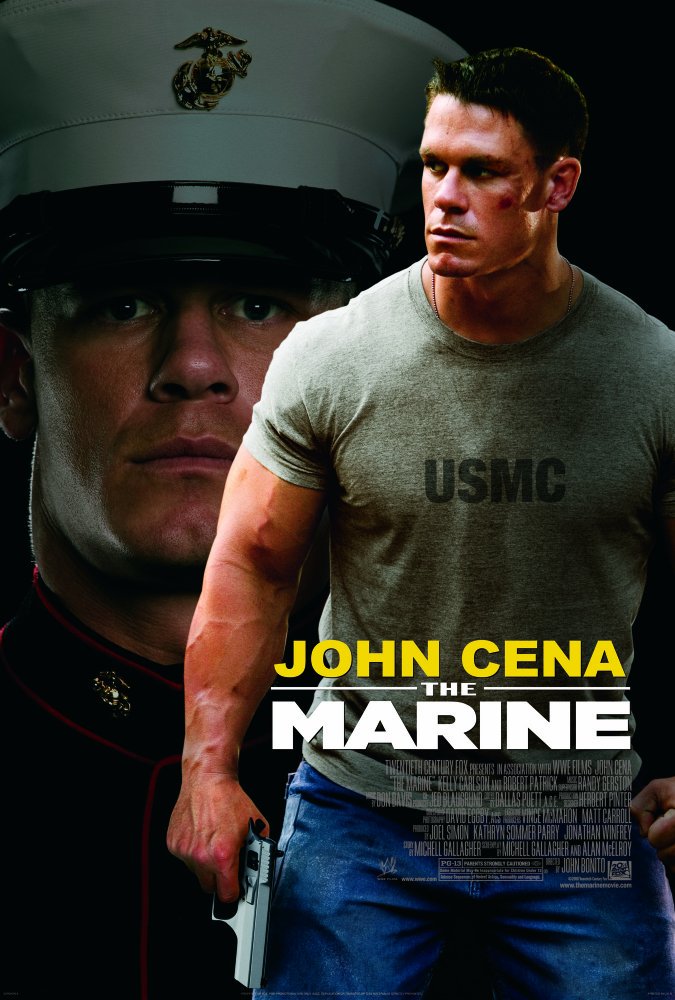 BookMyShowID's tweet photo. The Marine (2006) merupakan film pertama pegulat sekaigus aktor pemain film #TheWall. #BMSFunFact https://t.co/hlHM0V5qdF