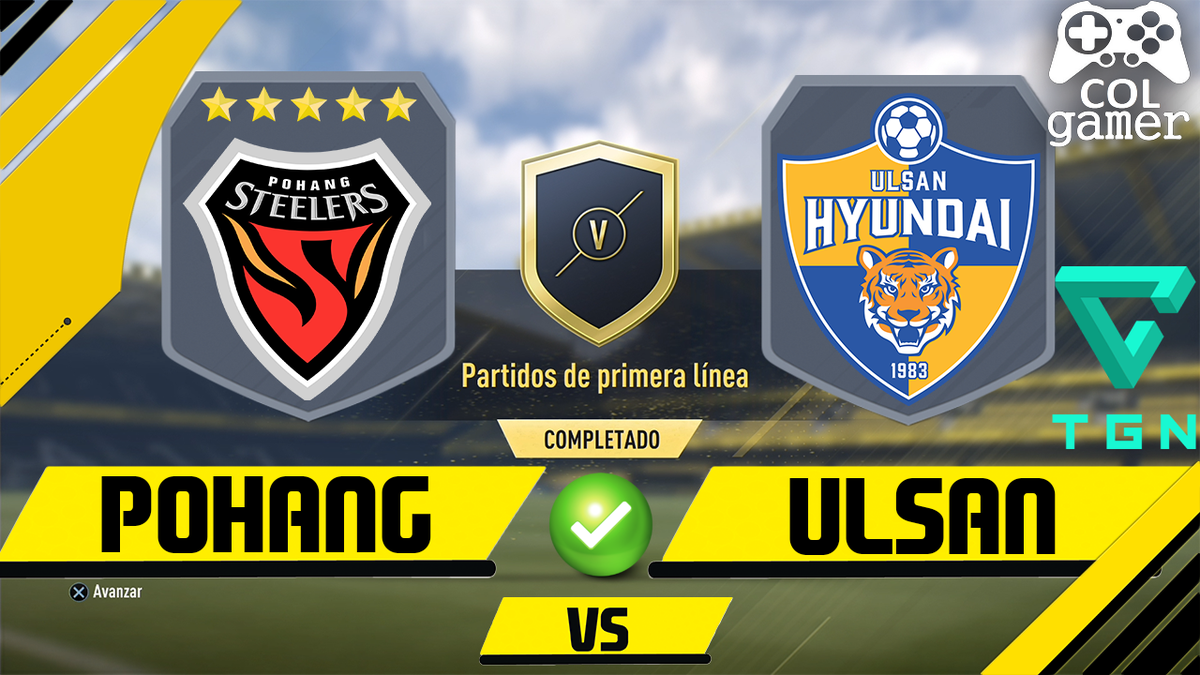 ColGamerPlayer's tweet photo. https://t.co/otSKBaGkW0  
#SBC Partidos de Primera linea , Les dejo el de "@pohangfc vs @ulsanFC ", en #FIFA17 #FUT @TGNSpanish ;) https://t.co/BebCzxpEJ5