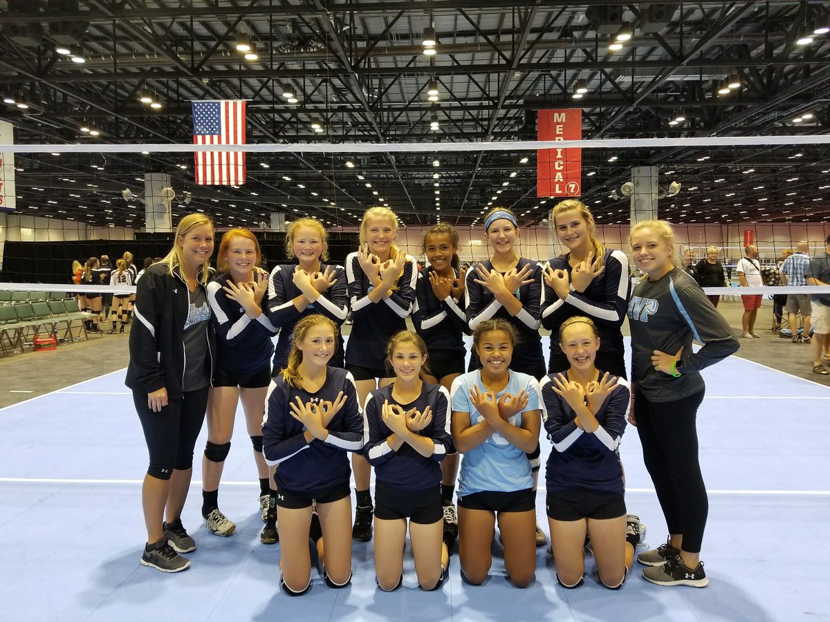mvp_vball's tweet photo. @mvp_vball 14 Invaders are UNDEFEATED after Day 2 @AAUVolleyball Nationals! Congrats! #2daysdown2togo #keeppushing https://t.co/8iRZYgFGUh