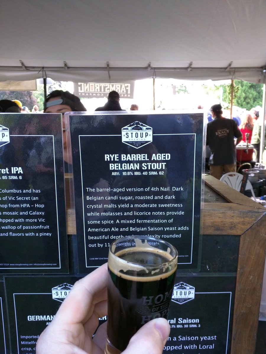 Matt Monson (@matthemonson) on Twitter photo @GeauxBrew @12StringBeer <a href="/SkookumBrewery/">Skookum Brewery</a> The amazing Rye Barrel Aged Belgian Stout from <a href="/stoupbrewing/">Stoup Brewing</a> @GeauxBrew @12StringBeer <a href="/SkookumBrewery/">Skookum Brewery</a> The amazing Rye Barrel Aged Belgian Stout from <a href="/stoupbrewing/">Stoup Brewing</a>