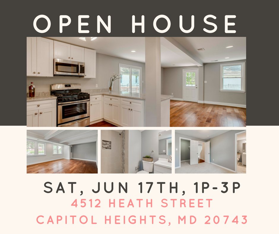 CapitalResRealT's tweet image. OPEN HOUSE - SAT JUN 17th - 1-3P FLAWLESSLY FINISHED 4BD, 2.5BA CAPE - INFO HERE: ow.ly/2S8730cFj38  #RealEstate #ChristineCanHelp