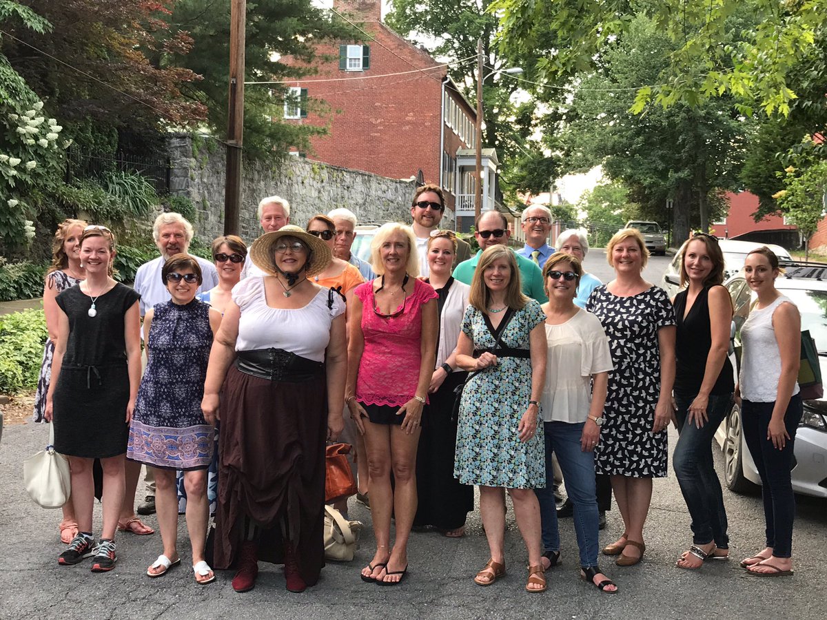 plainredpony's tweet image. Fun in Shepardstown with the philanthropy retreat group!