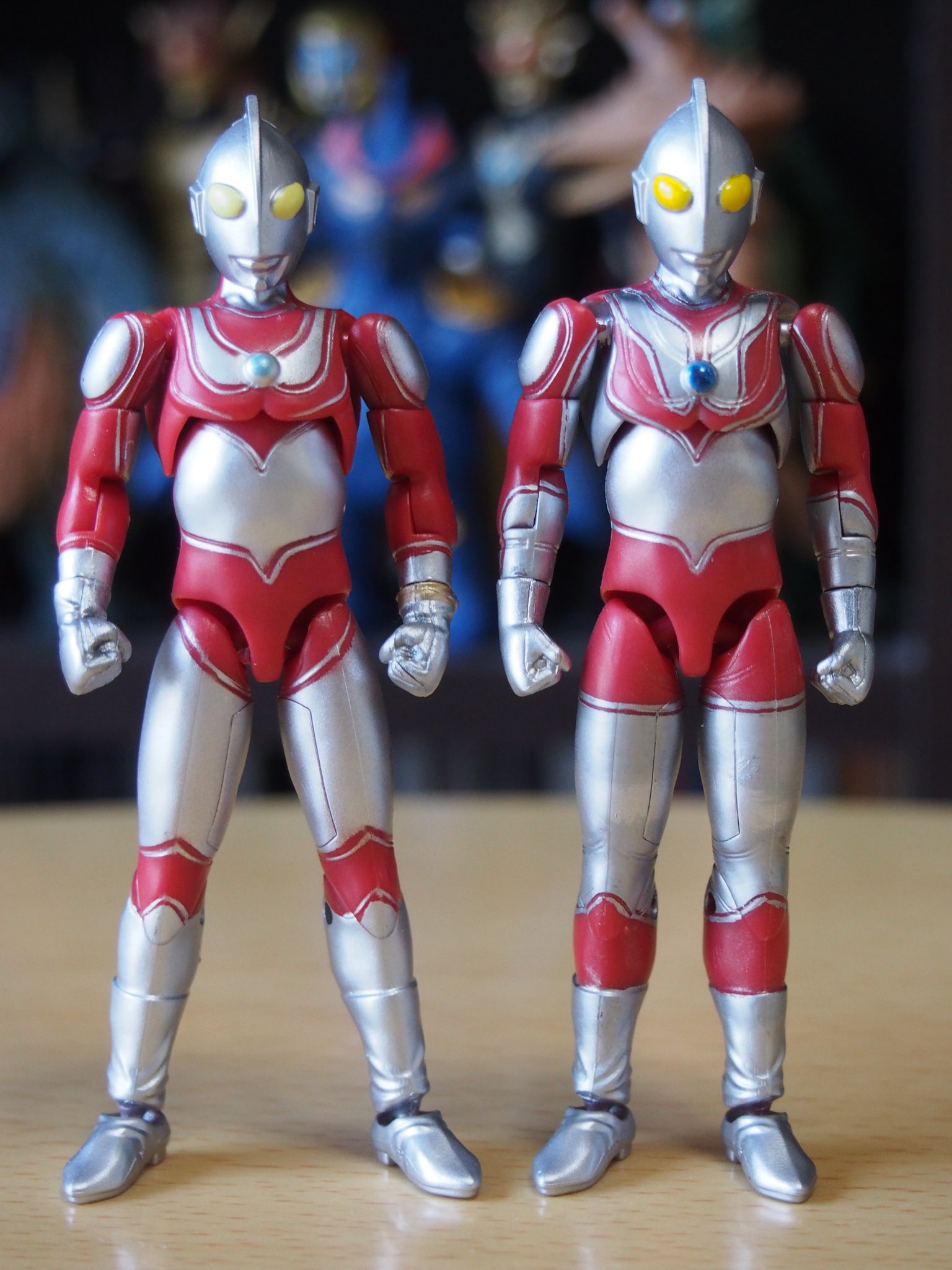 キヌタぬき Shodoウルトラマンvs2 ウルトラマンジャック タロウ客演ver 昨日 塗装したのが満足できなかったので再塗装しました 塗装前との四面図 掌動 Shodoウルトラマン ウルトラフィギュア改造同好会 造って遊ぼ T Co 6ent6qb0zi