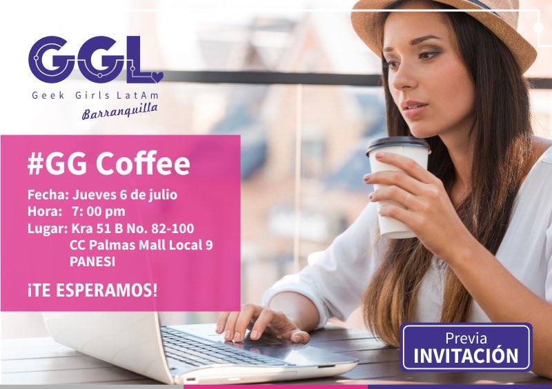 vaneguerrero08's tweet photo. Las #GGLBaq nos reuniremos con el grupo de colaboradoras cercanas, para seguir inspirando y conectando alrededor de un café! @CContreras621 https://t.co/LY0UIVQaaZ