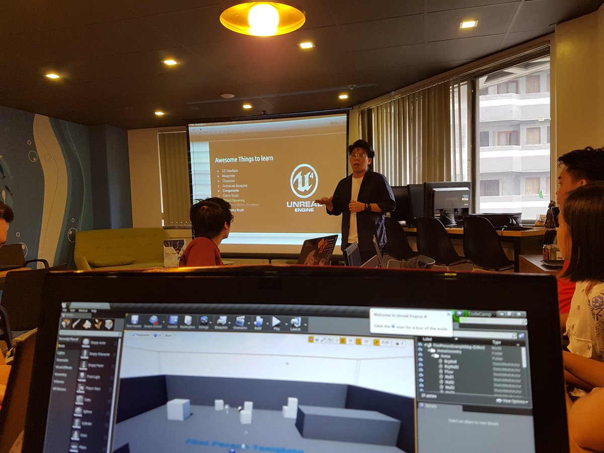 DRINIKOL's tweet photo. Unreal Code camp! #devconph #unrealcodecamp #UnrealEngine https://t.co/QBtUV1AeeT