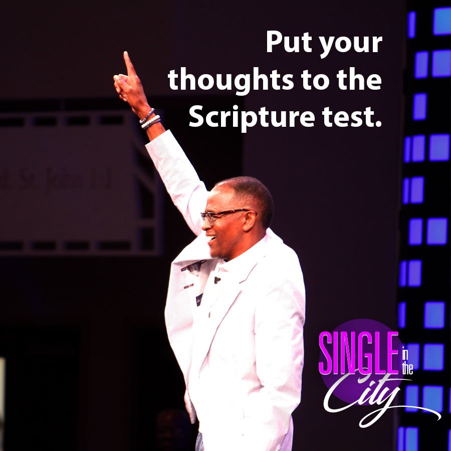 Key #2 Thought Management. Put your thoughts to the Scripture test. #CastDownTheImagination #FightingLoneliness #SingleInTheCity