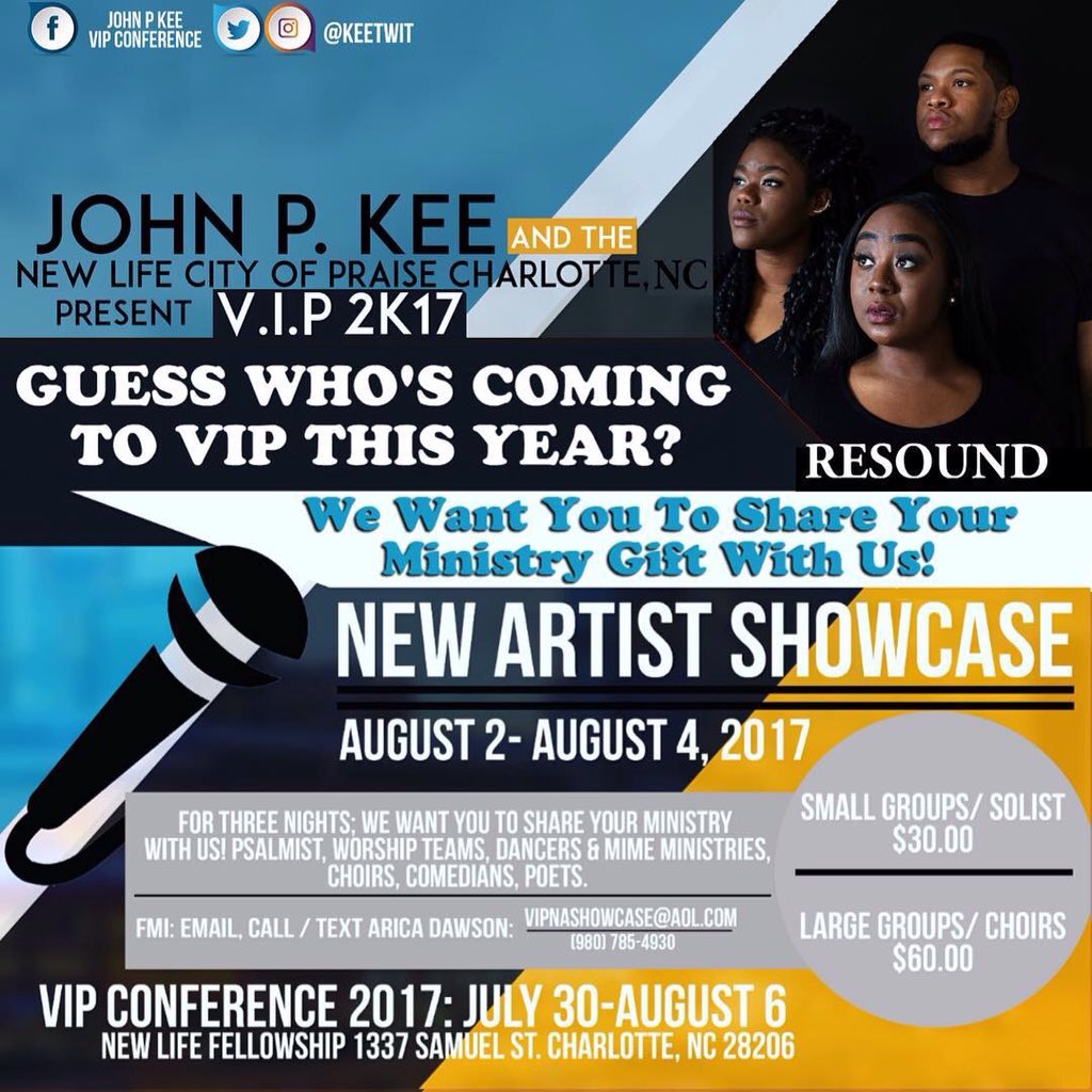 JohnPKeeFans's tweet photo. This Year's VIP Conference Is Gonna Be AMAZING! Make Plans To Be In Here! #VIP2k17 https://t.co/m968FTWnUN