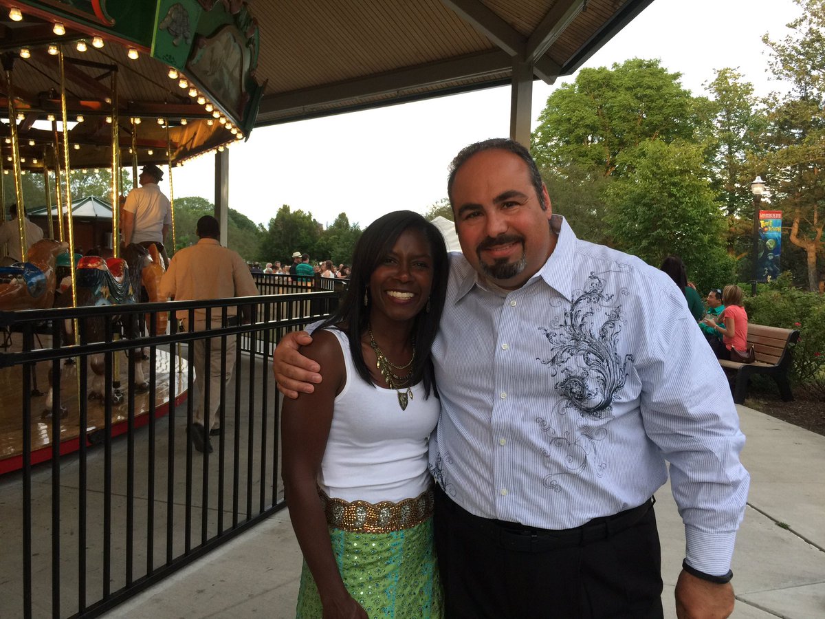 atopouzian's tweet photo. Ran into so many friends @detroitzoo with @TeresaMask @ChrisGreigMI37 #SunsetattheZoo #greatfundraiser https://t.co/IgRjHfH2Ss
