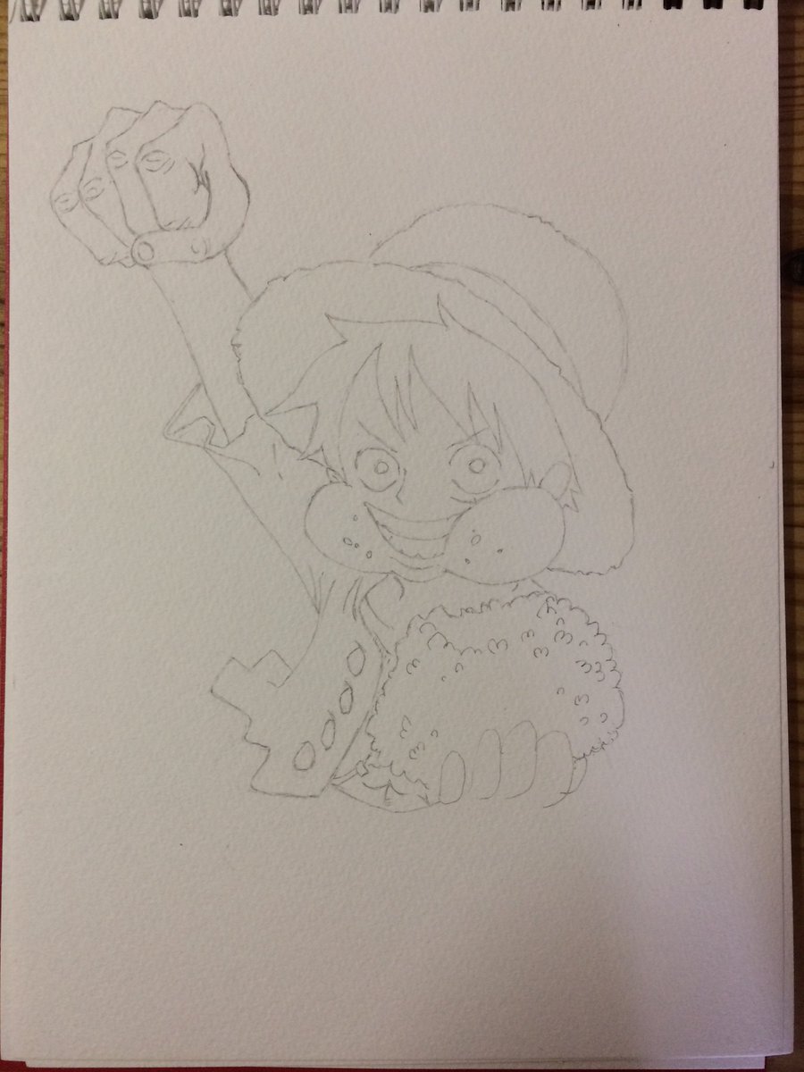 ট ইট র ロミ マジで全然進まないわ Onepiece ワンピース ルフィ 尾田栄一郎 先生 模写 シャーペン画 お絵かき