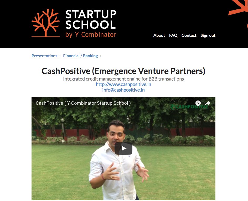 goCashPositive's tweet photo. CashPositive just graduated @ycombinator Startup School! Join us for presentation day- https://t.co/waXQvWYrV7 https://t.co/cueGwdfPDy