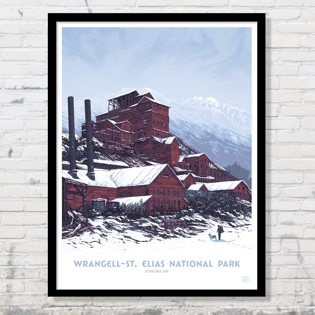 fiftynineparks's tweet photo. Only a few hours left to grip the timed edition of @tinymediaempire's print! 5% of all sales donated to the @NatlParkService https://t.co/DD6fqzCtJm