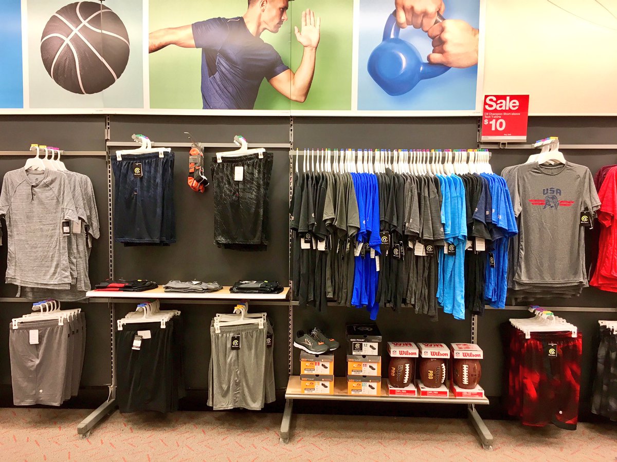 Great day today creating a fun men's sport shop in C9! Time for an awesome weekend! <a href="/StephHelvie/">Steph</a> <a href="/JenieBrisson/">Jenie Brisson</a> <a href="/DaleVenteicher/">Dale Venteicher</a> <a href="/Caitlyn_E_S/">Caitlyn Kueker</a>