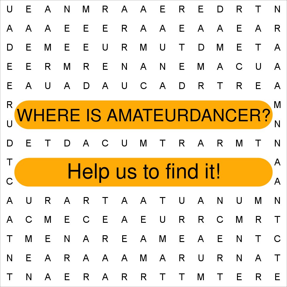 FindTheLostWord's tweet photo. @amateurdancer Thanks for following me! Have you found yourself? https://t.co/PPONZ9ojkF #lostword https://t.co/tIZlCo0QG0
