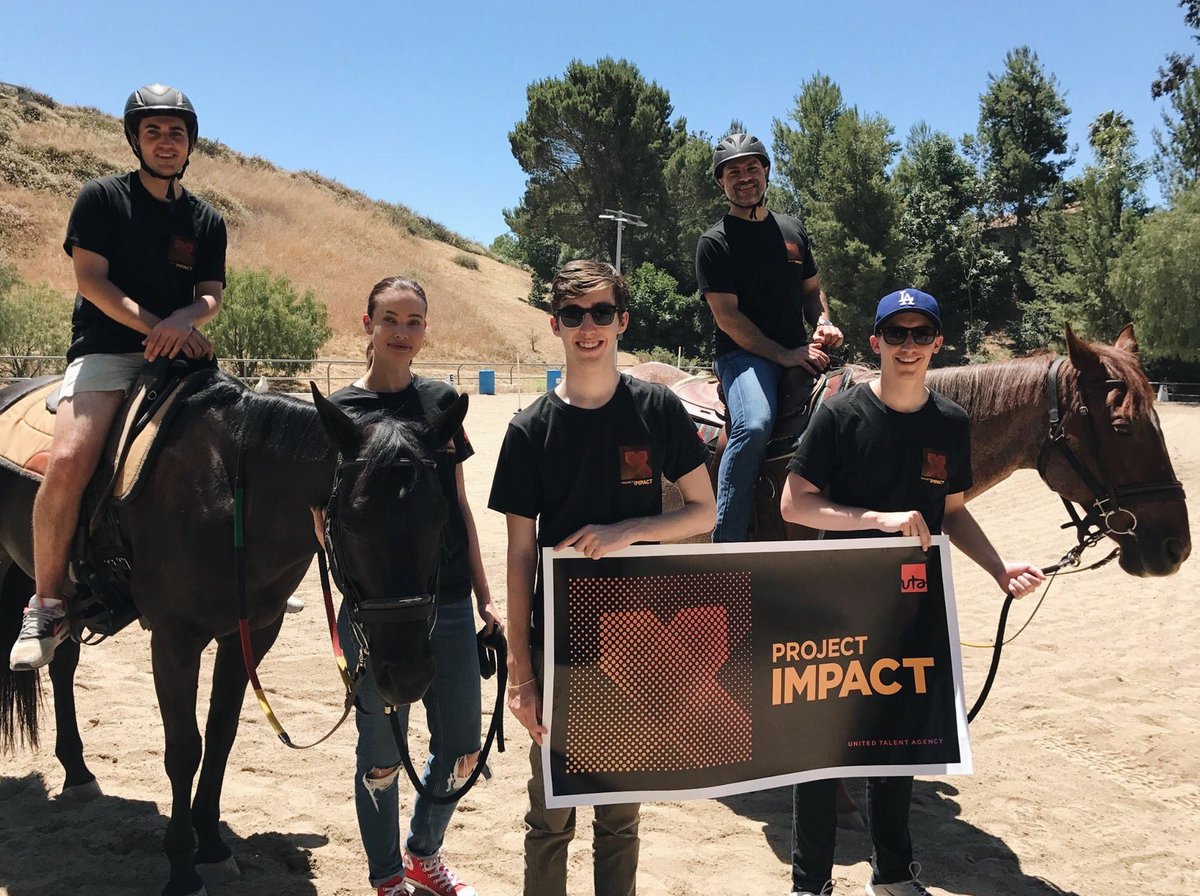 unitedtalent's tweet photo. UTA was closed for business today as our offices across the globe lent a hand at more than 30 non-profits for our annual #ProjectImpact. https://t.co/aiQYR8pMsz