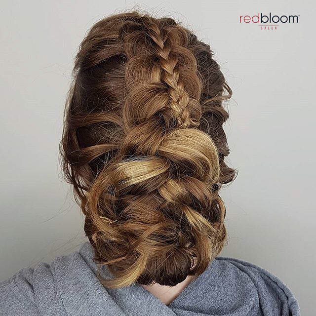 redbloomsalon's tweet photo. Pretty braided updo ๐๐ Hair styled by Britney @beelrbeauty .
.
.
.
.
#updo #upstyle #promhair #gradhair #braidedupโฆ https://t.co/krdZCkMIAG https://t.co/Pg9rLGyCBP