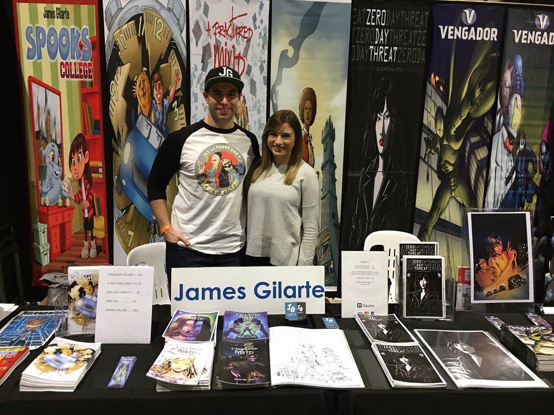 JessGilarte's tweet photo. If your at Supernova this weekend make sure you come to check out my brother's table, number 57 in the artist alley! So proud @JamesGilarte https://t.co/4VTncyzY7B