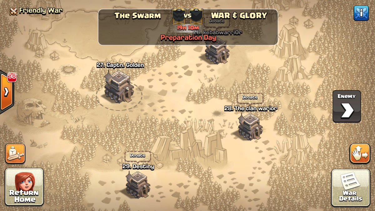 Best of luck 💪🏽🤜🏽 <a href="/WarGloryCoC/">War & Glory</a>