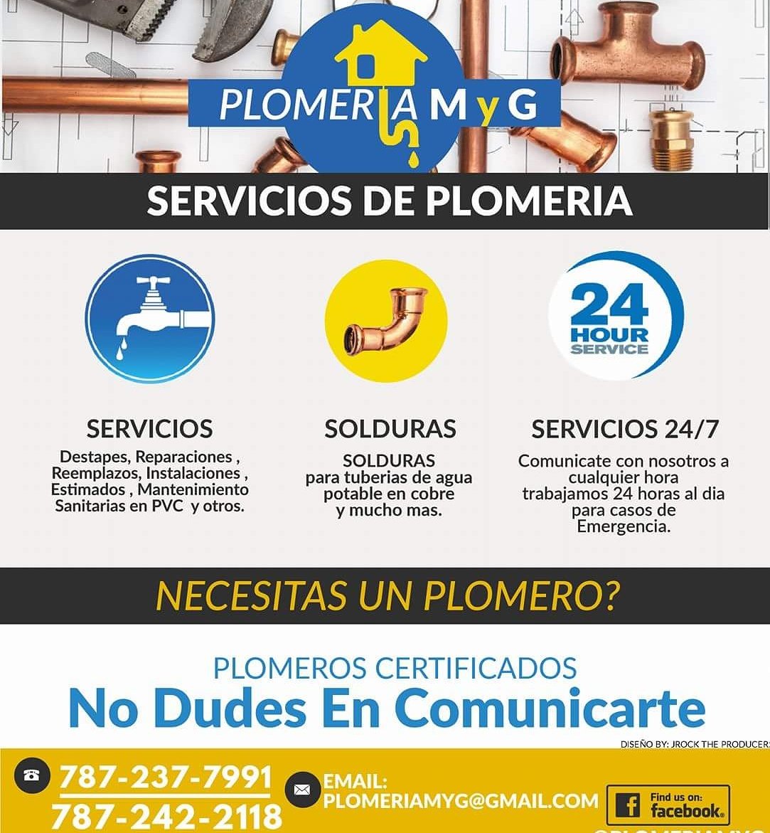 PlomeriaMyG's tweet photo. SERVICIO de #Plomero #24 horas 
En #Caguas #SanLorenzo #Juncos #Gurabo #Cidra #Guaynabo #PuertoRico 
#Plomeria #Plumber 
(787) 237-7991 https://t.co/uFZhVVSF8k