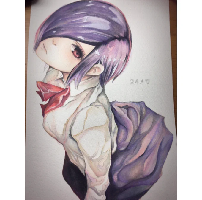 董香ちゃん模写しました
#絵描きさんと繋がりたい 
#東京喰種 
