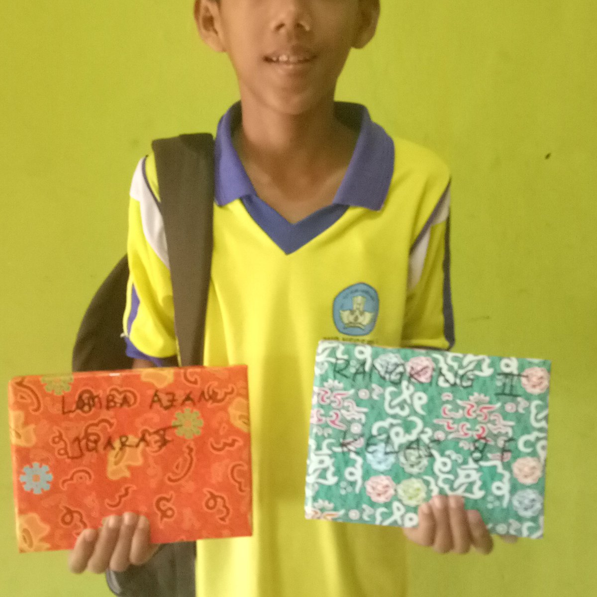 sof2i4di's tweet image. Siswa smp n 5 muaro jambi menerima rapor kenaikan kelas