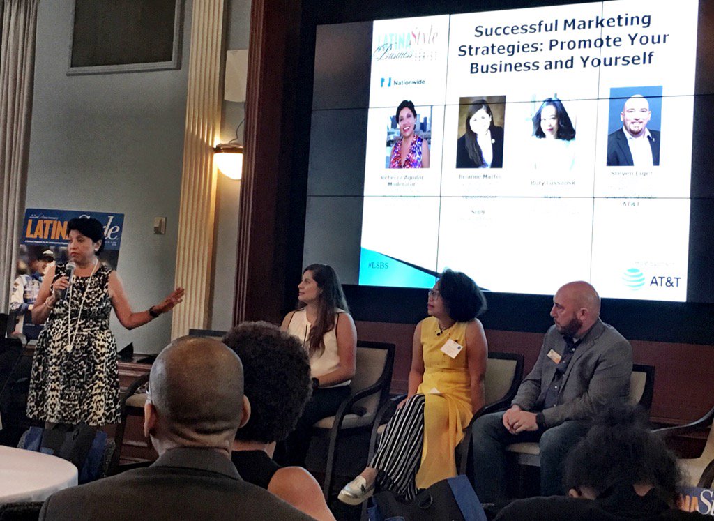 emiliamarketer's tweet photo. Latina Style Business Series: marketing strategies to promote your business and yourself. So relevant! #LSBS #DigPro https://t.co/PTilIjC4un