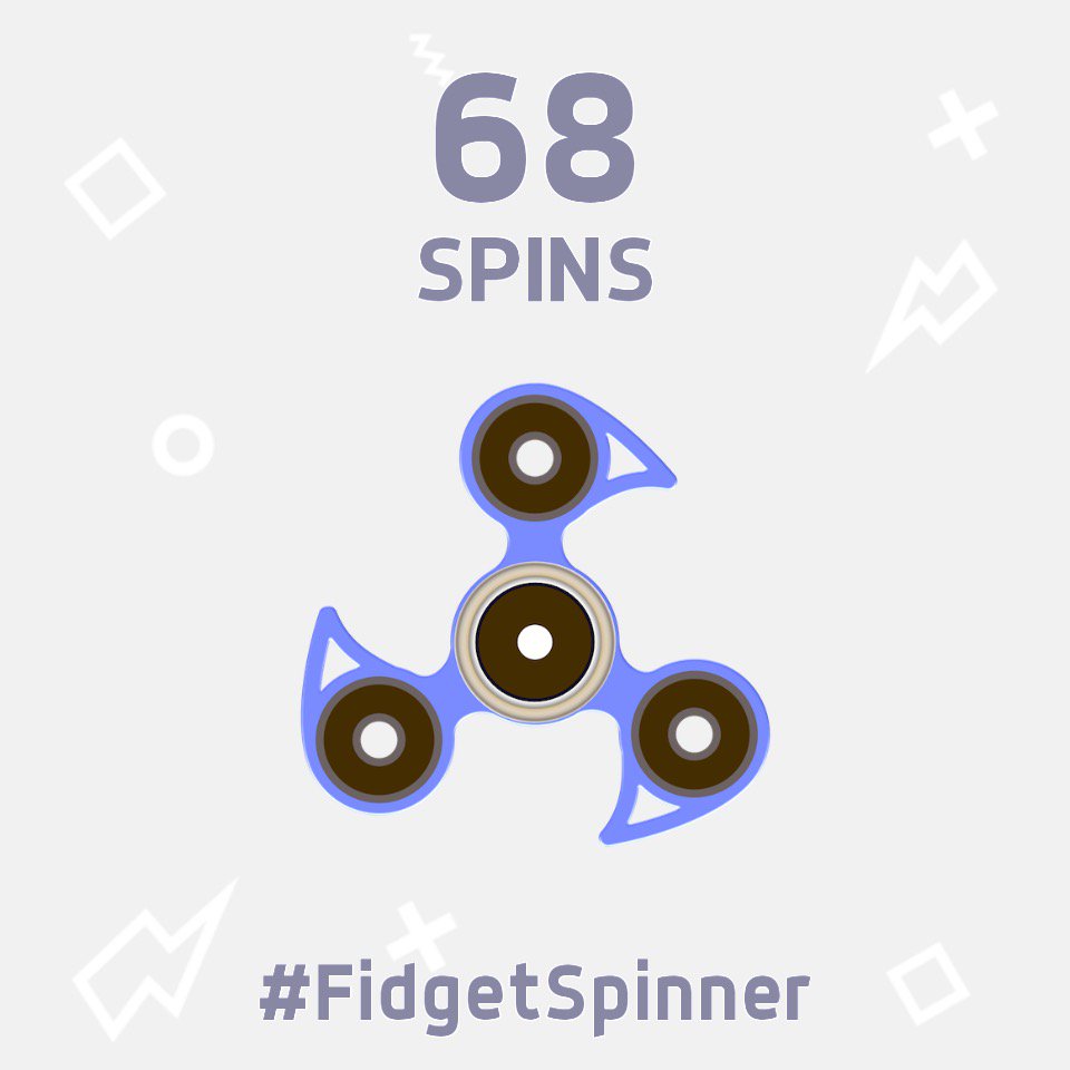 TheRealSlator's tweet image. I&apos;ve just scored 68 spins in this new #FidgetSpinner game! itunes.apple.com/app/finger-spi… Can you beat me?
