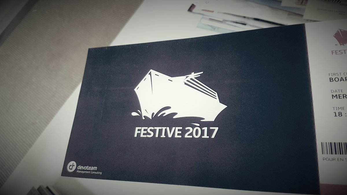 LMFusco's tweet photo. Ça s'annonce plutôt bien... #festive #DevoteamMC @JustineGloux @amina_thiam_dmc https://t.co/7U0a4Y4gFO