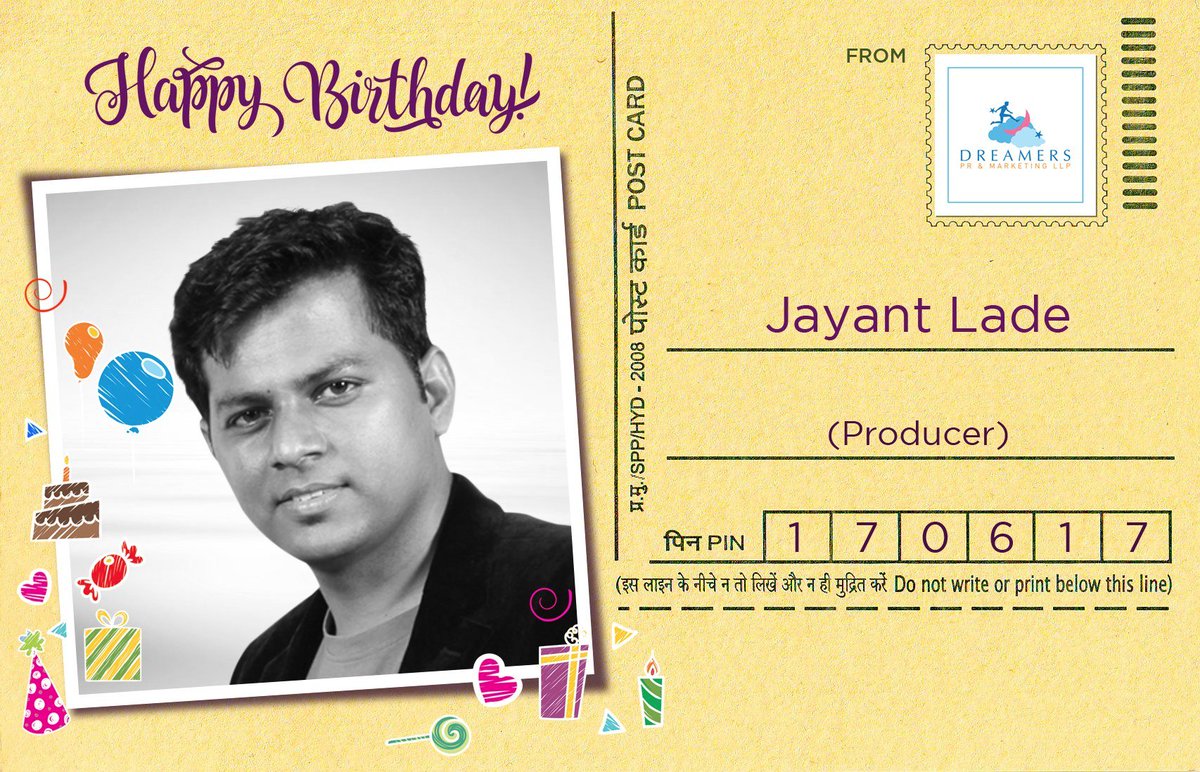 DreamersPR's tweet photo. वाढदिवसाच्या खूप खूप शुभेच्छा @catchjayant सर! Presenter of #SurSapatta https://t.co/7tvzTDkbHD